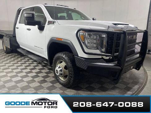 Used 2021 GMC Sierra 3500 4x4 Crew Cab w/ Fleet Convenience Package image 2