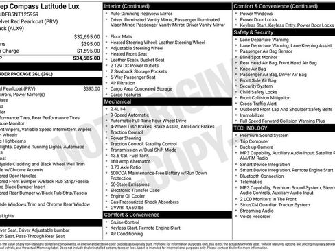 Used 2022 Jeep Compass Latitude AWD/4WD image 4