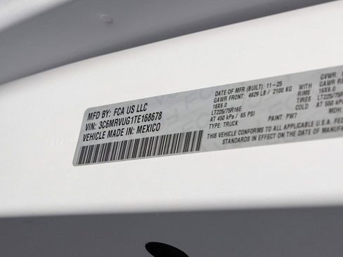 New 2026 RAM ProMaster 3500 w/ Quick Order Package 22H SLT+ FWD image 13