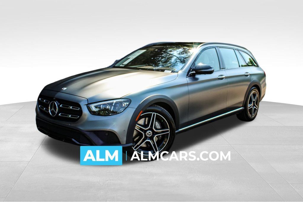 Used 2021 Mercedes-Benz E 450 4MATIC All-Terrain Wagon w/ Premium Package image 1