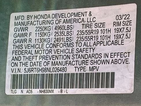 Used 2022 Honda CR-V Touring image 33