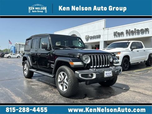 Used 2020 Jeep Wrangler Unlimited Sahara AWD/4WD image 1