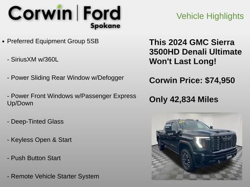 Used 2024 GMC Sierra 3500 Denali Ultimate image 6