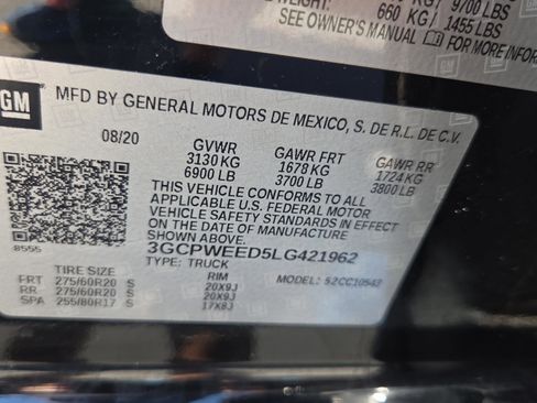 Used 2020 Chevrolet Silverado 1500 LTZ w/ LTZ Plus Package RWD image 16