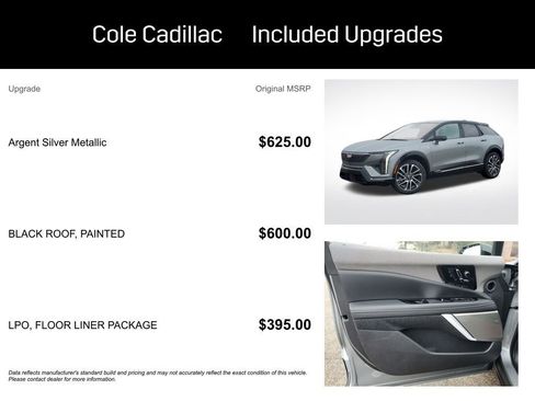 New 2026 Cadillac Optiq Sport 1 w/ LPO, Floor Liner Package image 4