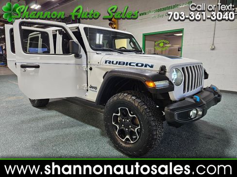 Used 2021 Jeep Wrangler Unlimited Rubicon 4xe w/ Cold Weather Group image 1