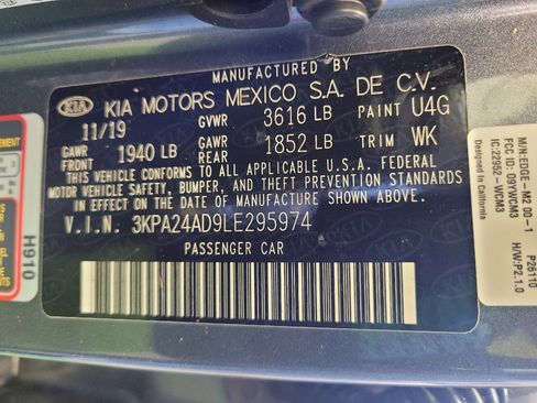 Used 2020 Kia Rio S FWD image 33