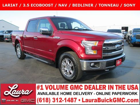 Used 2016 Ford F150 Lariat w/ Equipment Group 501A Mid image 1