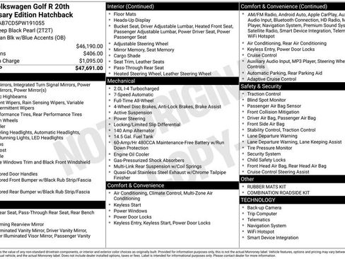 Used 2023 Volkswagen Golf 20th Anniversary Edition image 3