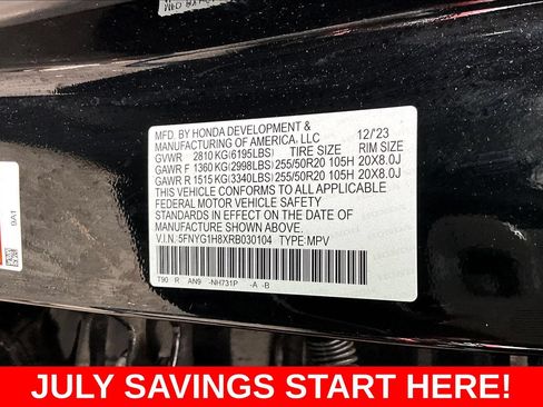Used 2024 Honda Pilot Elite image 22