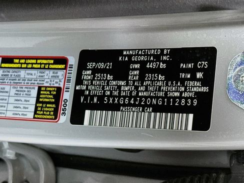 Certified 2022 Kia K5 GT-Line w/ GT-Line Awd Premium Package image 36