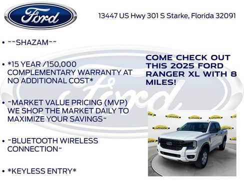 New 2025 Ford Ranger XL image 5