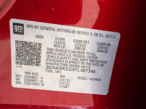 New 2026 Chevrolet Equinox ACTIV FWD image 16