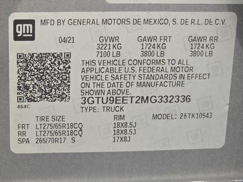 Used 2021 GMC Sierra 1500 AT4 w/ AT4 Premium Package AWD/4WD image 32