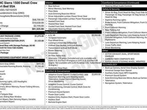 Used 2025 GMC Sierra 1500 Denali w/ Technology Package AWD/4WD image 28