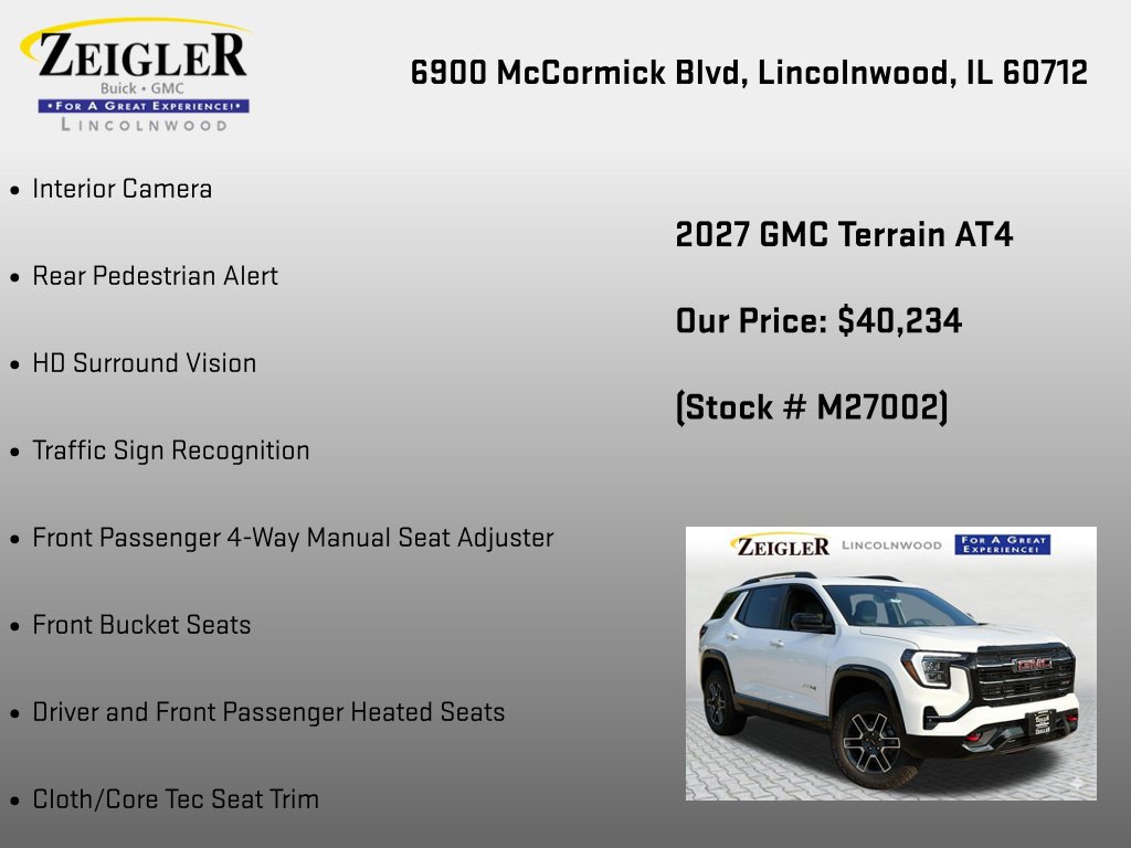 New 2027 GMC Terrain AT4 w/ Technology Package II AWD/4WD image 18