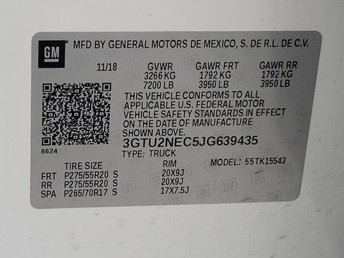 Used 2018 GMC Sierra 1500 SLT w/ SLT Premium Package image 33