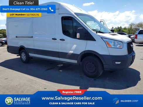 Used 2021 Ford Transit 250 148 High Roof Extended w/ Load Area Protection Package RWD image 5