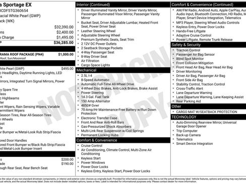 Used 2026 Kia Sportage EX w/ EX Panorama Roof Package AWD/4WD image 3