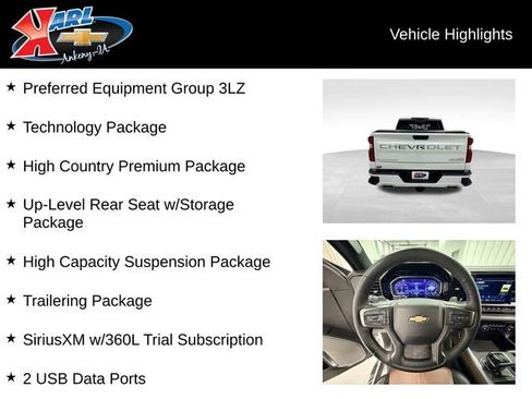 Certified 2025 Chevrolet Silverado 1500 High Country w/ High Country Premium Package image 2