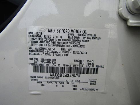 Used 2019 Ford EcoSport S FWD image 26