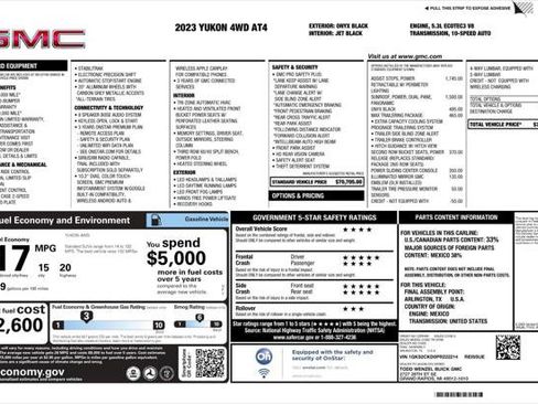 Used 2023 GMC Yukon AT4 w/ Max Trailering Package image 4