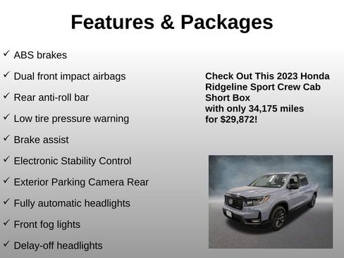 Used 2023 Honda Ridgeline Sport image 16