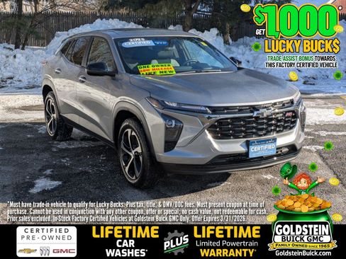 Certified 2025 Chevrolet Trax RS w/ Sunroof Package image 1