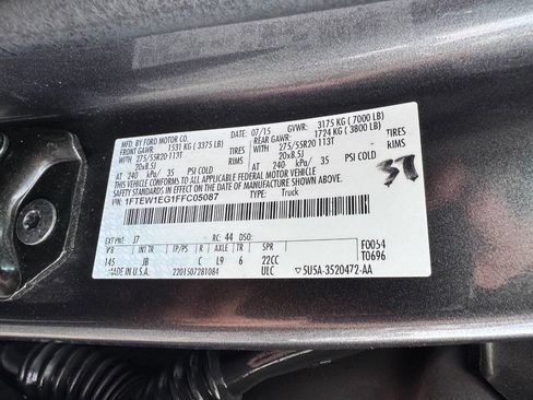 Used 2015 Ford F150 XLT w/ Equipment Group 302A Luxury AWD/4WD image 51