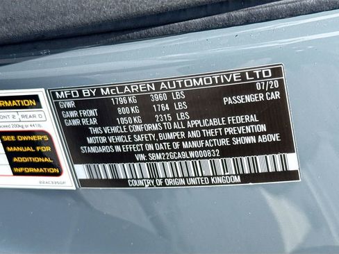 Used 2020 McLaren GT RWD image 35
