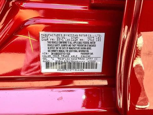 New 2026 Nissan Sentra SV w/ Floor Mat Package FWD image 13