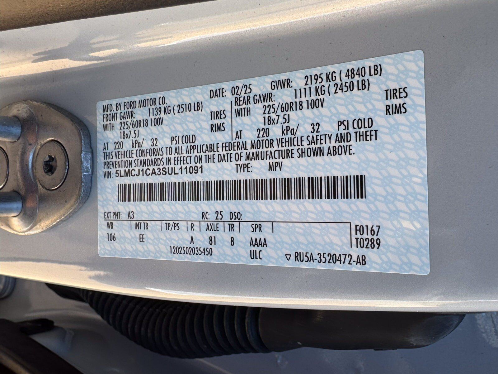 Used 2025 Lincoln Corsair FWD image 35