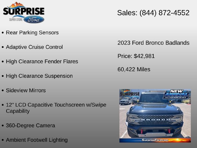 Used 2023 Ford Bronco Badlands AWD/4WD image 17