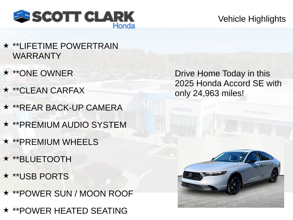 Used 2025 Honda Accord SE image 11