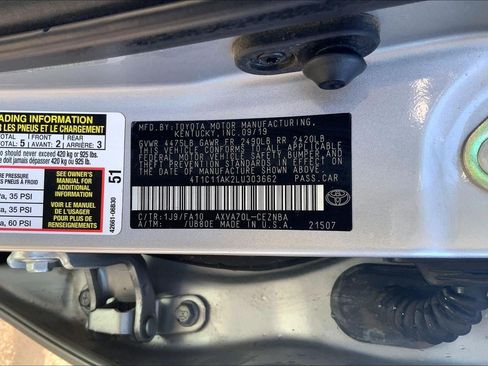 Used 2020 Toyota Camry LE FWD image 30