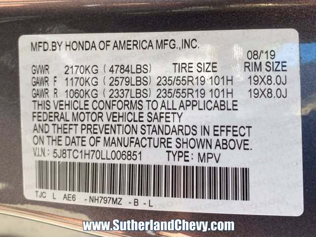 Used 2020 Acura RDX w/ Advance Package FWD image 49