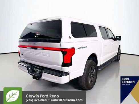 Certified 2022 Ford F150 Lightning Lariat w/ Tow Technology Package AWD/4WD image 9