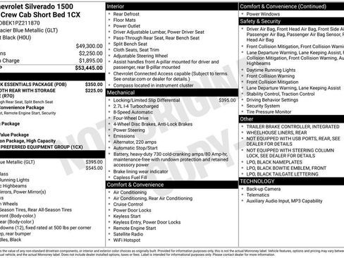 Certified 2023 Chevrolet Silverado 1500 Custom w/ LPO, Dark Essentials Package image 28