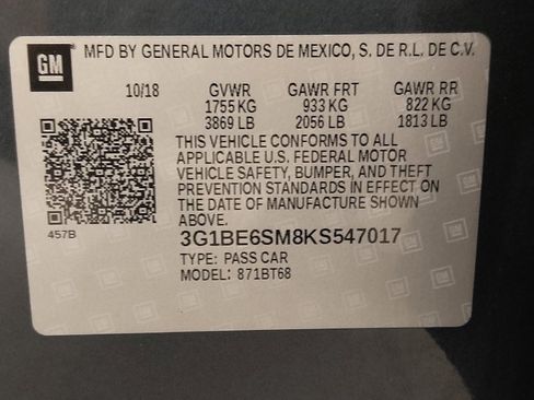Used 2019 Chevrolet Cruze LT w/ Convenience Package FWD image 33