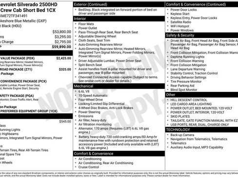 New 2026 Chevrolet Silverado 2500 Custom w/ Custom Value Package AWD/4WD image 28