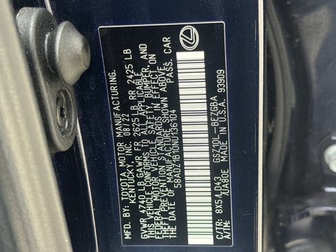 Used 2022 Lexus ES 350 w/ Premium Package FWD image 27