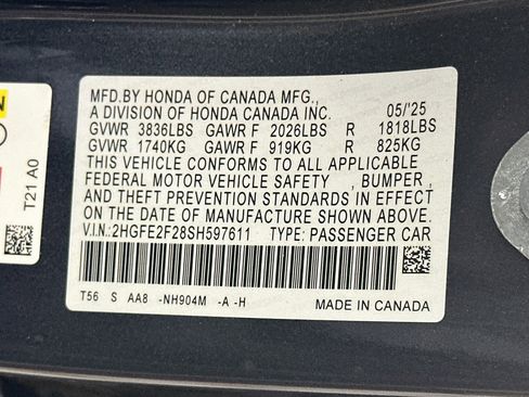 Used 2025 Honda Civic LX image 12