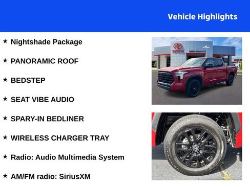 Used 2025 Toyota Tundra Limited w/ Nightshade Package AWD/4WD image 4