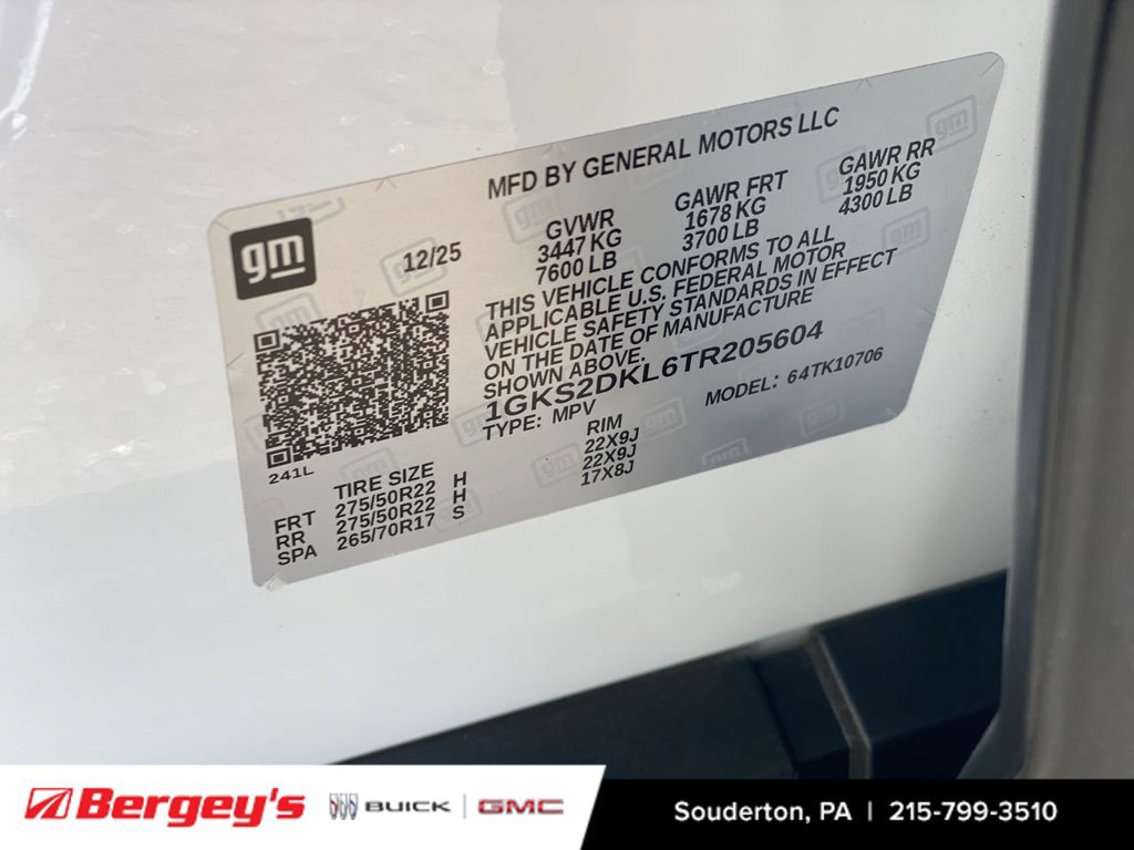 Certified 2026 GMC Yukon Denali w/ Sun & Power Step Package AWD/4WD image 37
