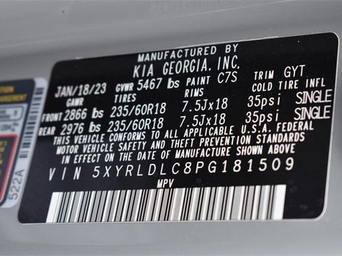 Certified 2023 Kia Sorento S w/ Panoramic Sunroof Package image 39