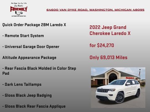 Used 2022 Jeep Grand Cherokee Laredo X RWD image 10