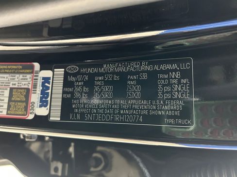 Certified 2024 Hyundai Santa Cruz Limited image 34