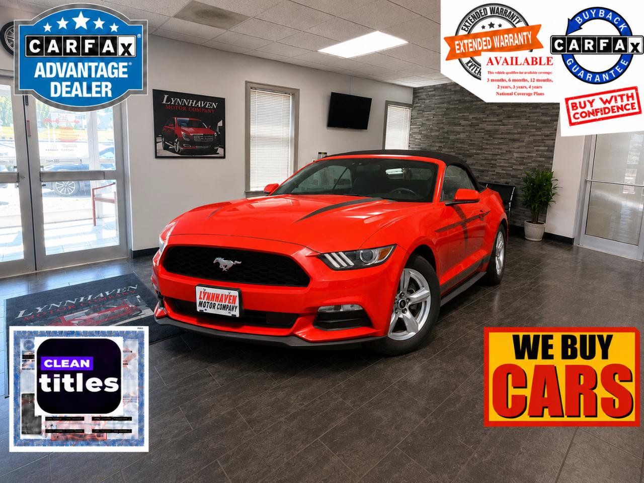 Used 2015 Ford Mustang Convertible RWD image 1