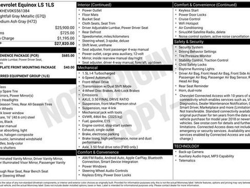 Used 2019 Chevrolet Equinox LS w/ LS Convenience Package image 33