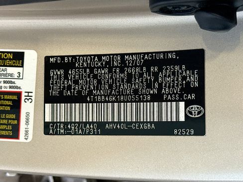 Used 2008 Toyota Camry 4dr Sdn (Natl) image 12